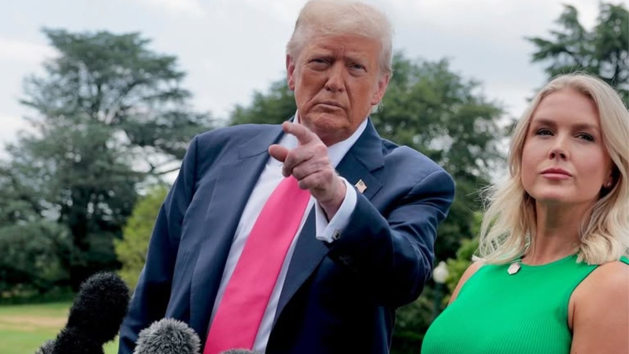 Karoline Leavitt teria ameaçado a CBS News se eles editassem entrevista com Donald Trump
