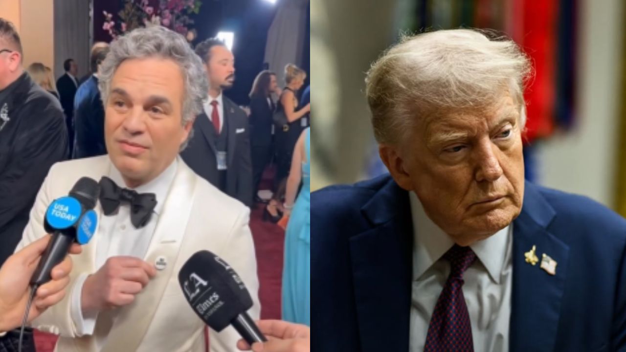 Mark Ruffalo dispara contra Donald Trump e JD Vance no tapete vermelho do Globo de Ouro