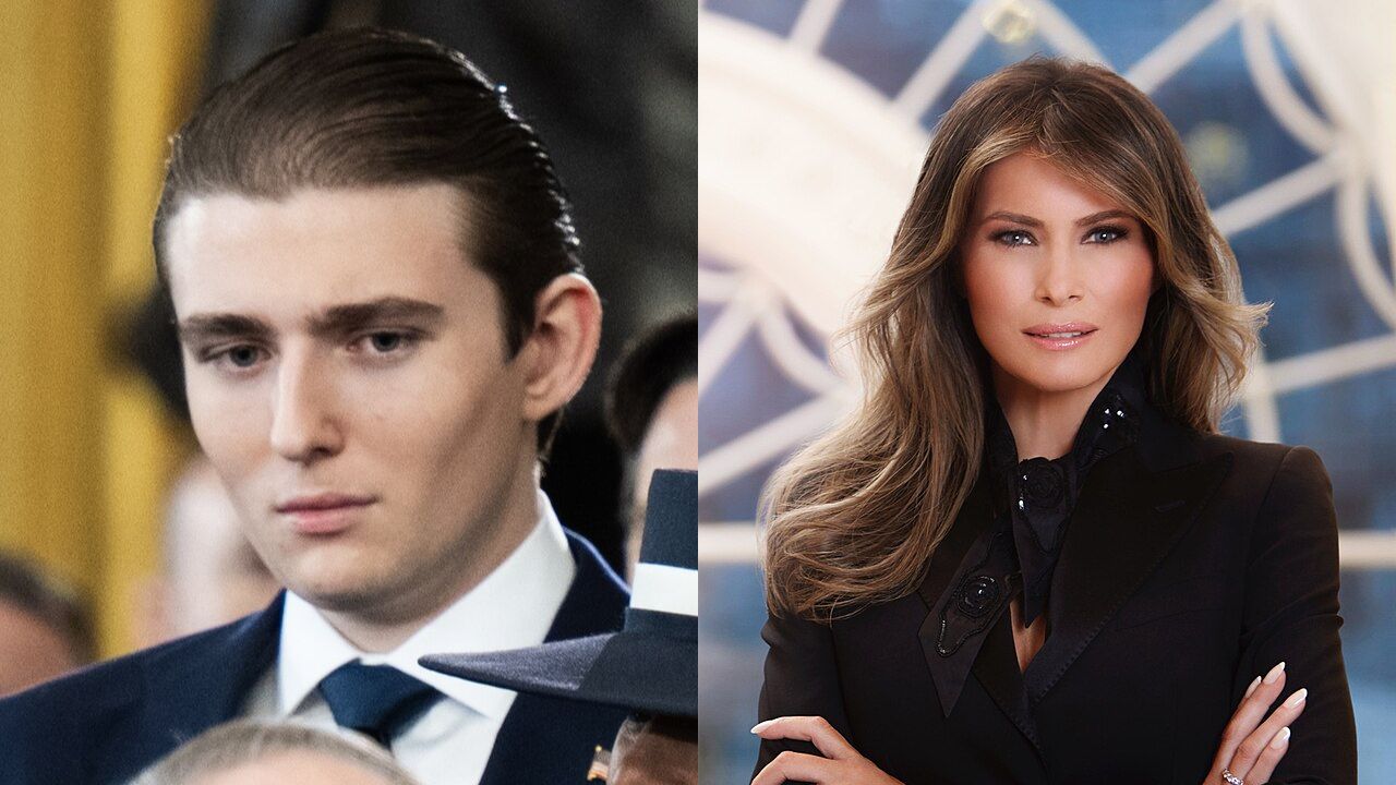 Melania Trump diz que seu filho Barron tem demonstrado mais interesse nos assuntos da Casa Branca