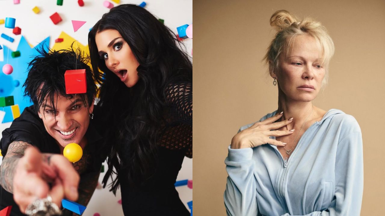 Pamela Anderson admite sentir falta de Tommy Lee e culpa a esposa do músico pelo distanciamento