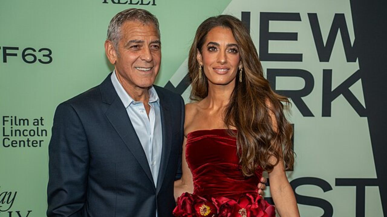 George Clooney volta a afirmar que nunca brigou com sua esposa Amal em 11 anos de casamento