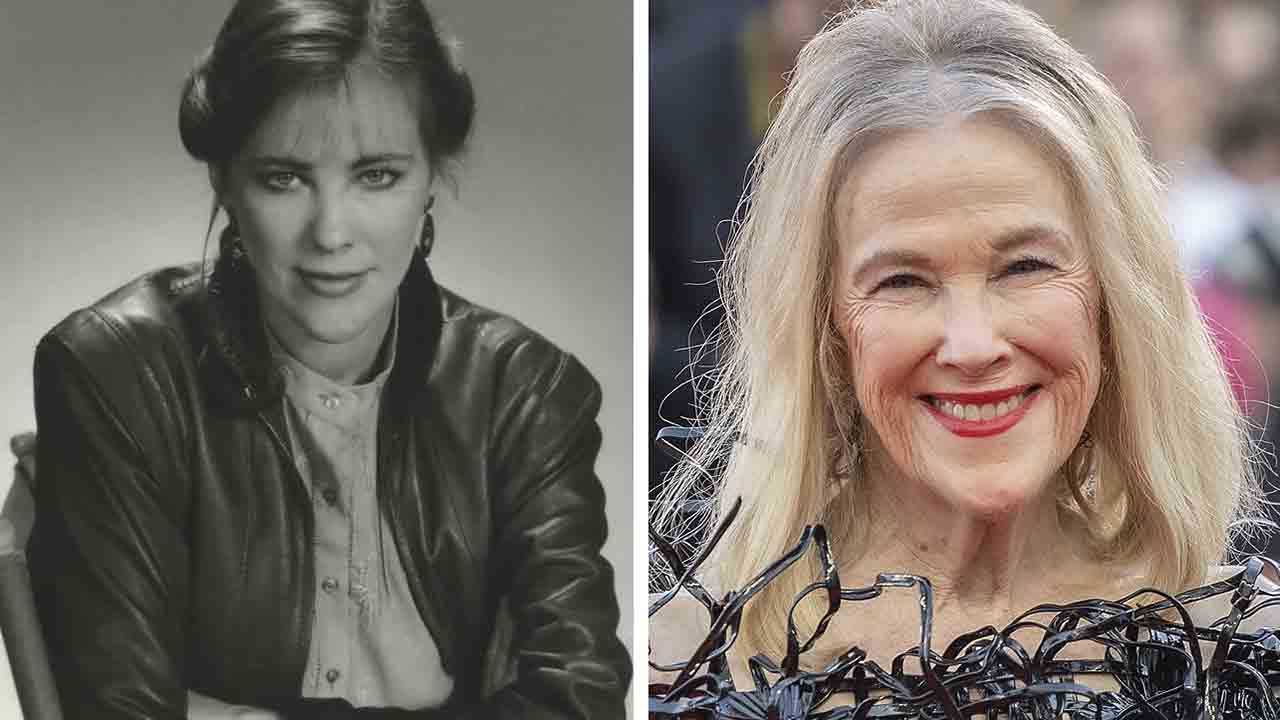 Catherine O’Hara jako součást SCTV Network 90 v roce 1981 a na 81. Mezinárodním filmovém festivalu v Benátkách v roce 2024. Foto: Wikimedia