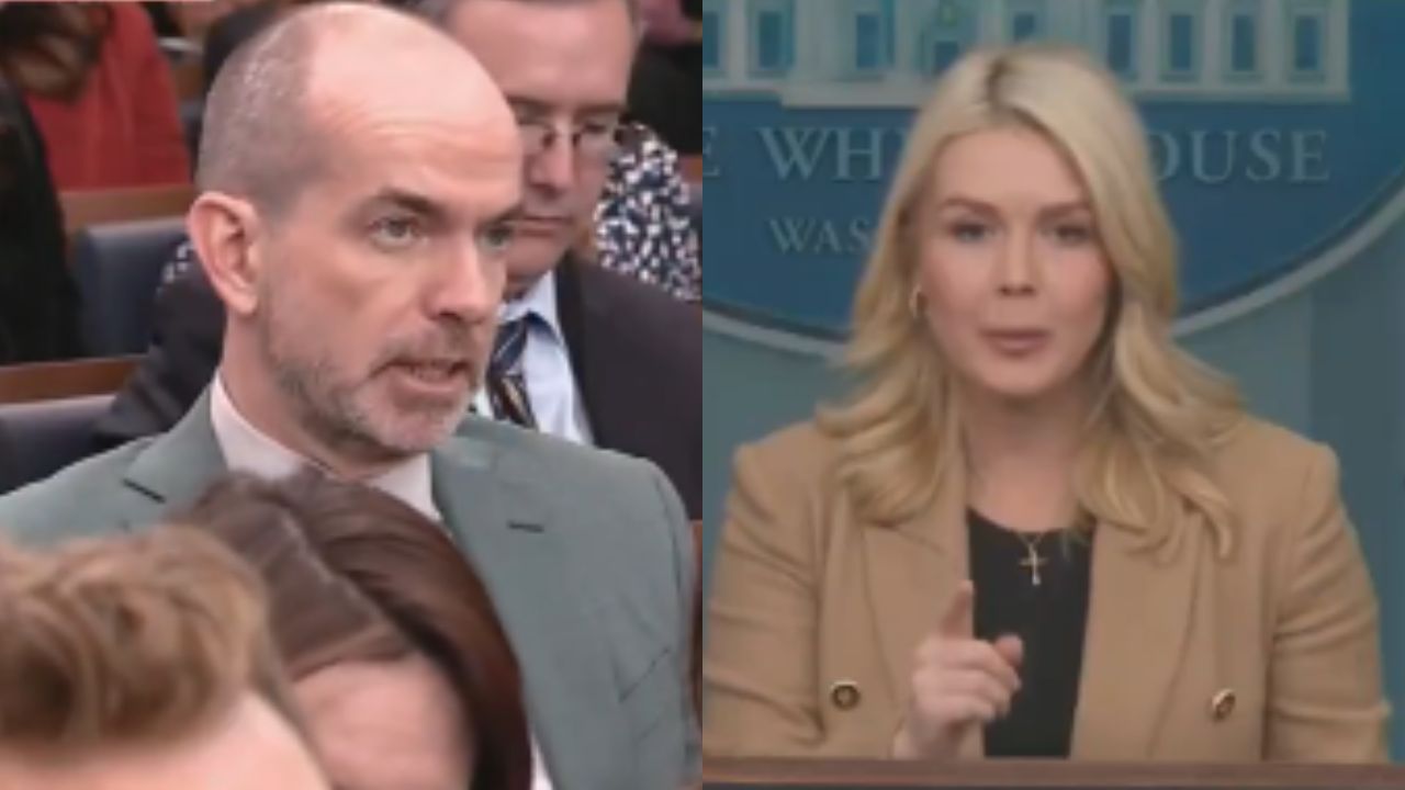 Karoline Leavitt se enfurece com pergunta de jornalista sobre a morte de Renee Good pelo ICE