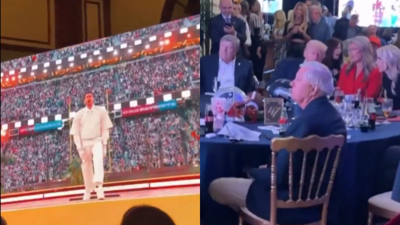 Video odhaluje, jakou show hosté Donalda Trumpa skutečně sledovali během přestávky Super Bowlu