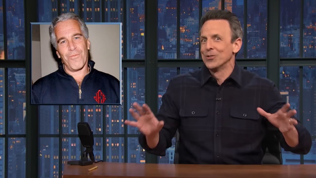 Seth Meyers previu que Trump usaria OVNIs para distrair a atenção dos arquivos Epstein