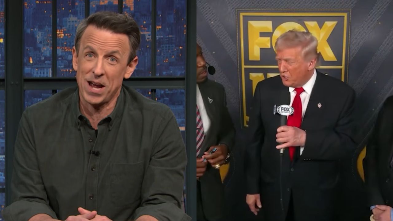 Seth Meyers diz que Trump não irá ao Super Bowl por medo de vaias