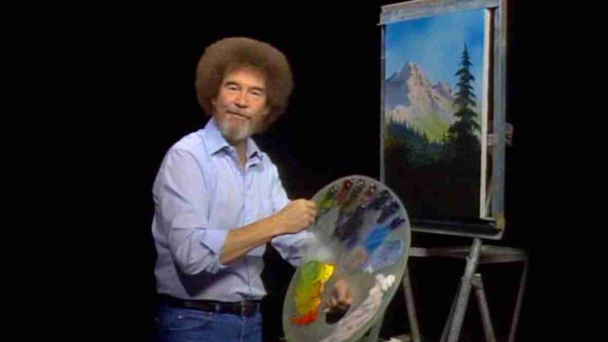 Bob Ross v pořadu The Joy of Painting - YouTube