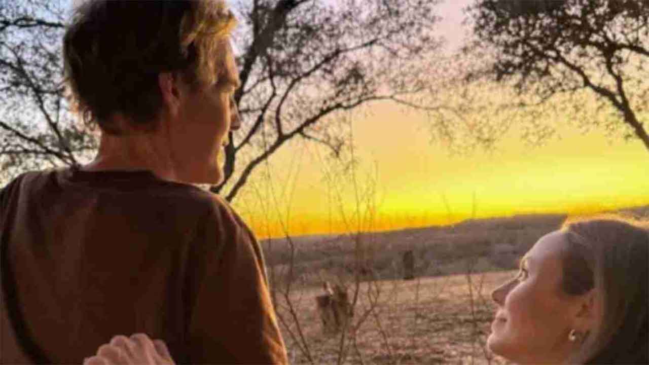 James Van Der Beek och Erin Fetherston - återgivning Instagram
