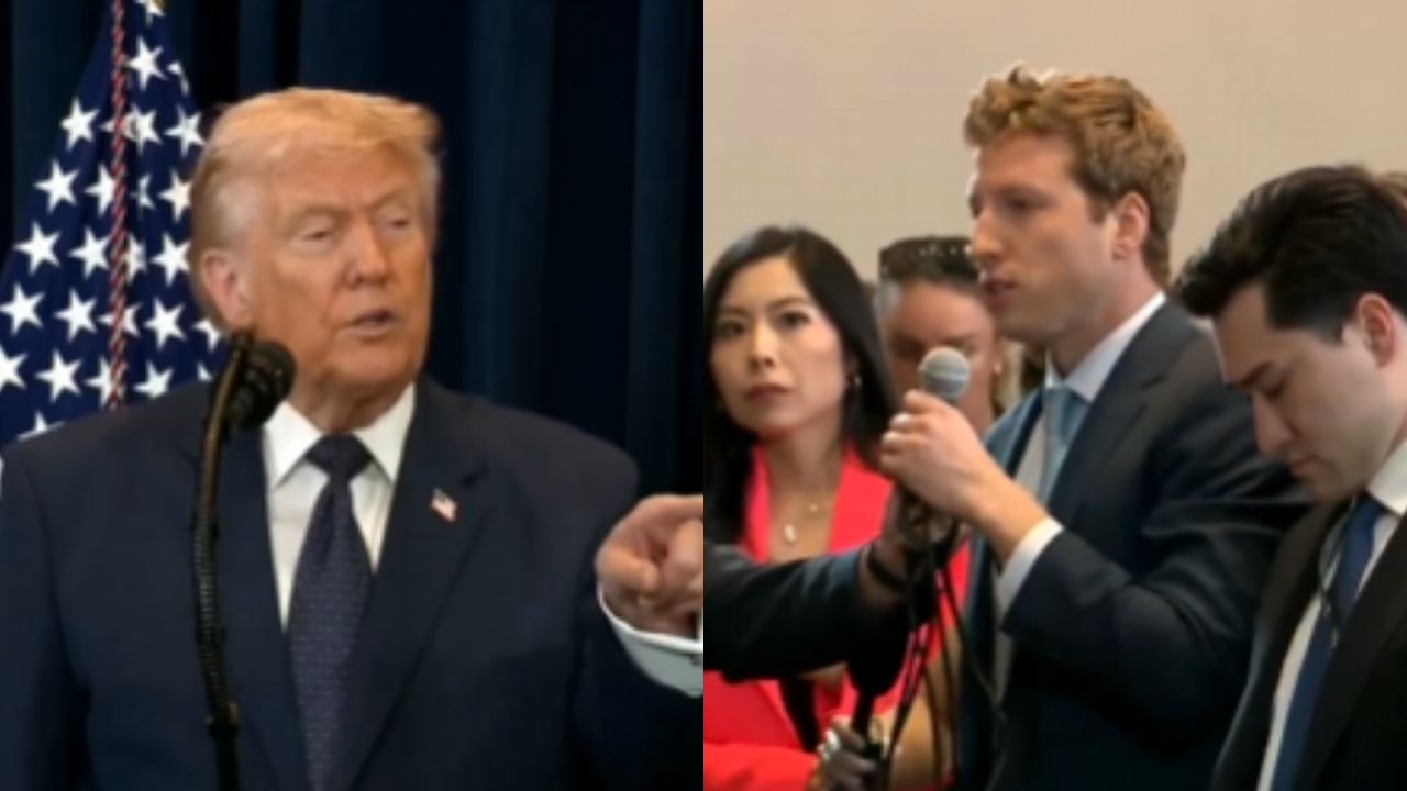 Repórter faz pergunta sobre bombardeio a escola no Irã e deixa Trump encurralado