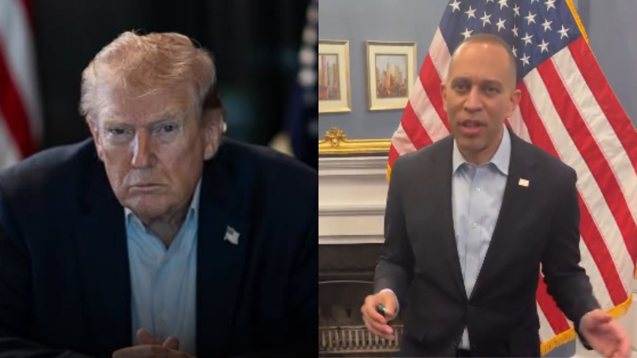Hakeem Jeffries, líder da minoria na Câmara, diz para Trump “manter sua boca irresponsável fechada”