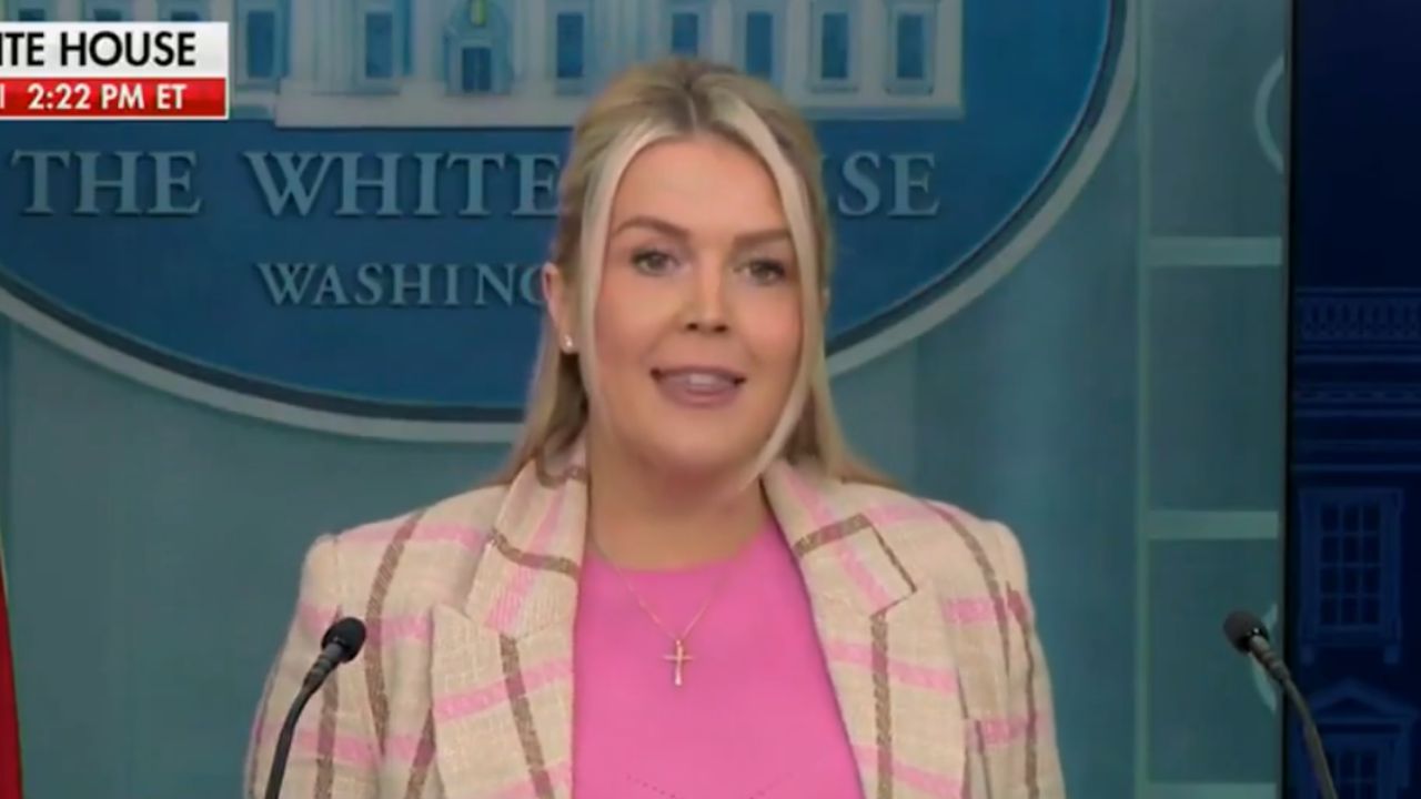 Karoline Leavitt chama de “falsa” reportagem da ABC sobre ataque de drone iraniano à Califórnia