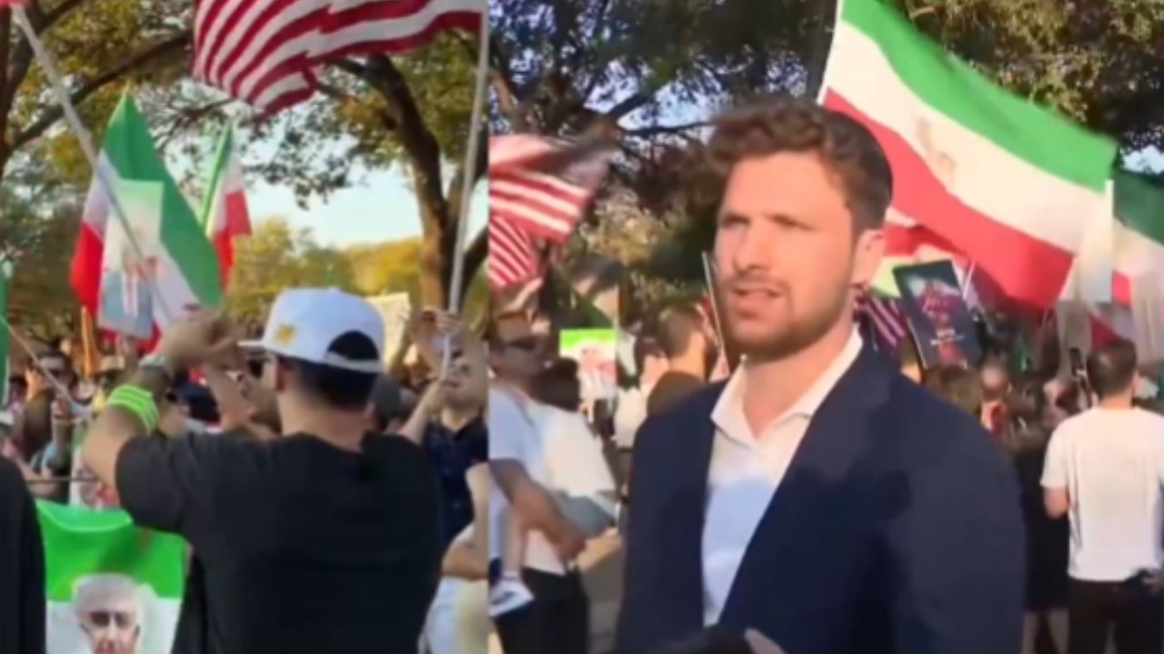 Repórter da CBS faz transmissão ao vivo de protesto pró-Trump após ser orientado a ignorá-lo