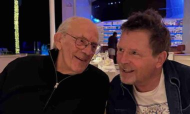 Michael J. Fox compartilha encontro com Christopher Lloyd. Imagem - Instagram @realmikeljox