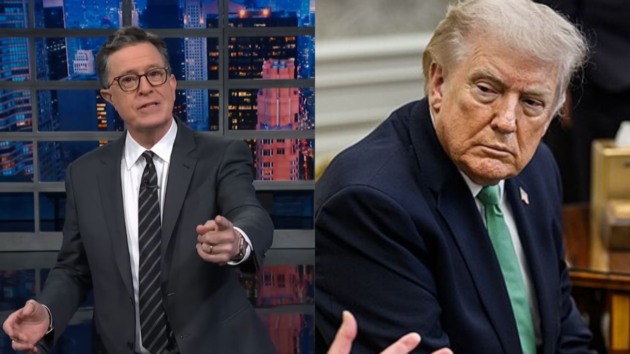 Stephen Colbert fica incrédulo que ainda existam pessoas apoiando Donald Trump