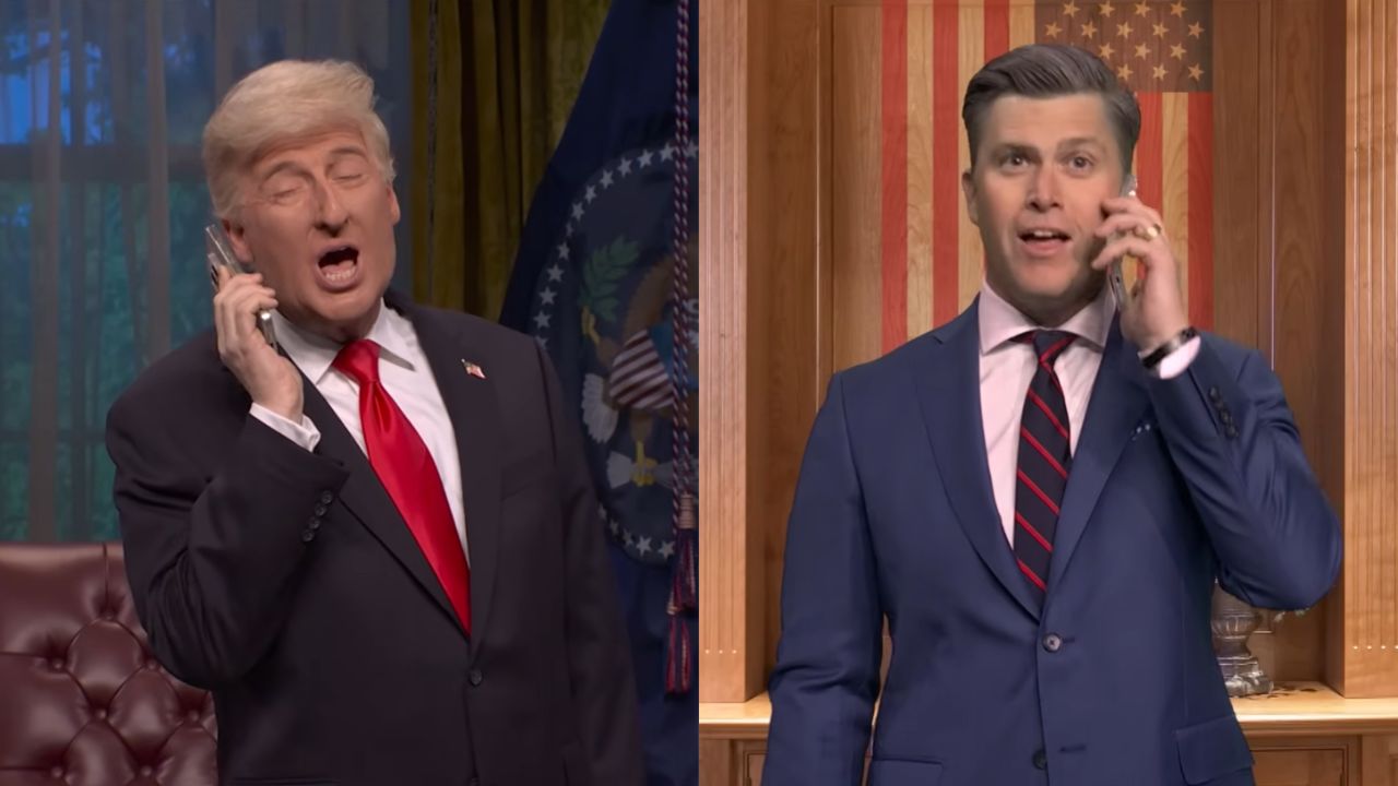 Donald Trump reagisce al discorso di Melania su Epstein in uno sketch del SNL