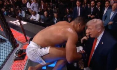 Trump chama lutador de UFC de “bonito” e “bom demais para lutar” e deixa internautas constrangidos