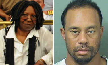 Whoopi Goldberg manda mensagem de apoio para Tiger Woods após prisão por dirigir embriagado