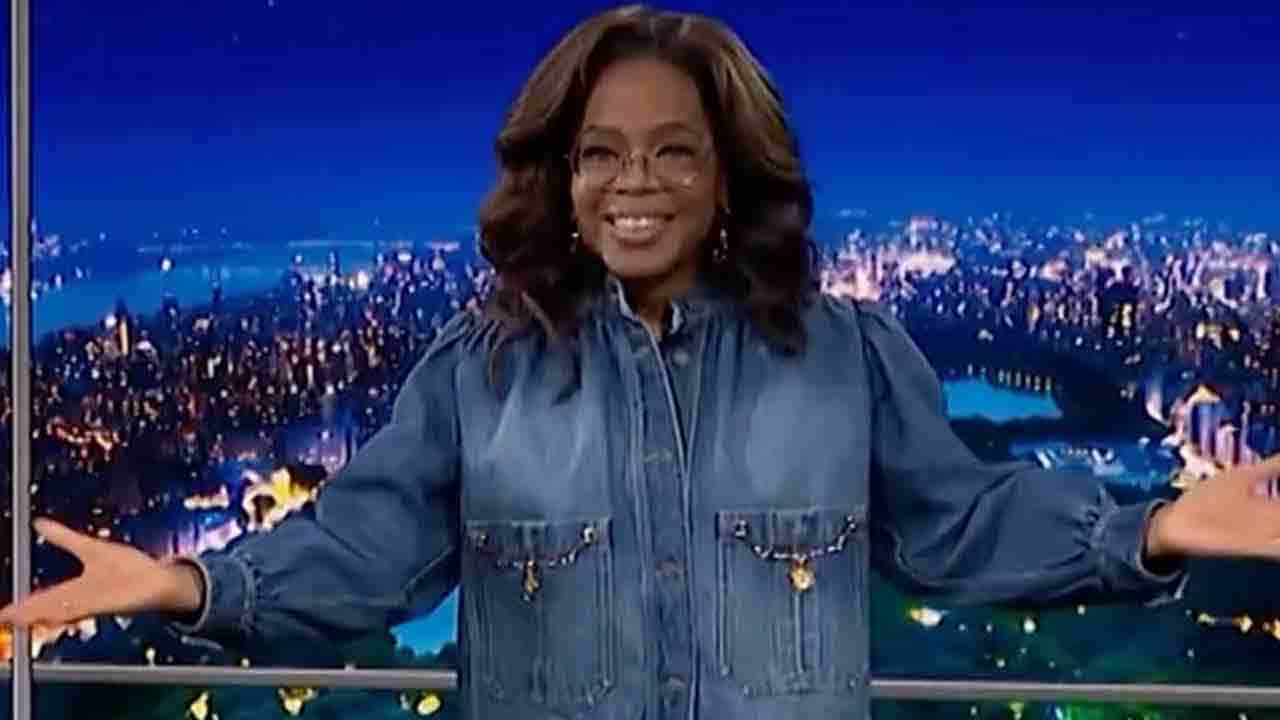 Oprah Winfrey on Late Show - CBS
