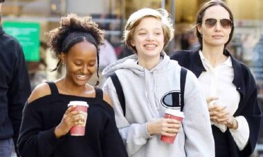 Zahara, Shiloh e Angelina Jolie . Instagram @zaharajp