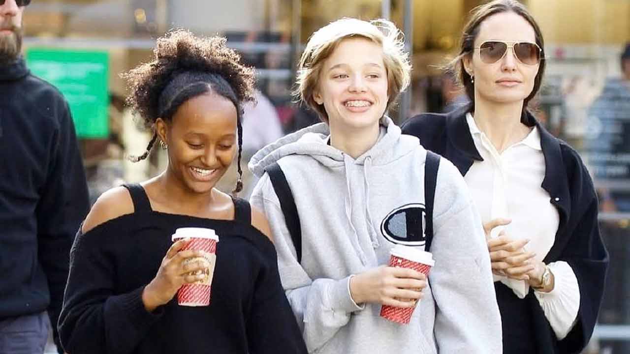 Zahara, Shiloh e Angelina Jolie . Instagram @zaharajp