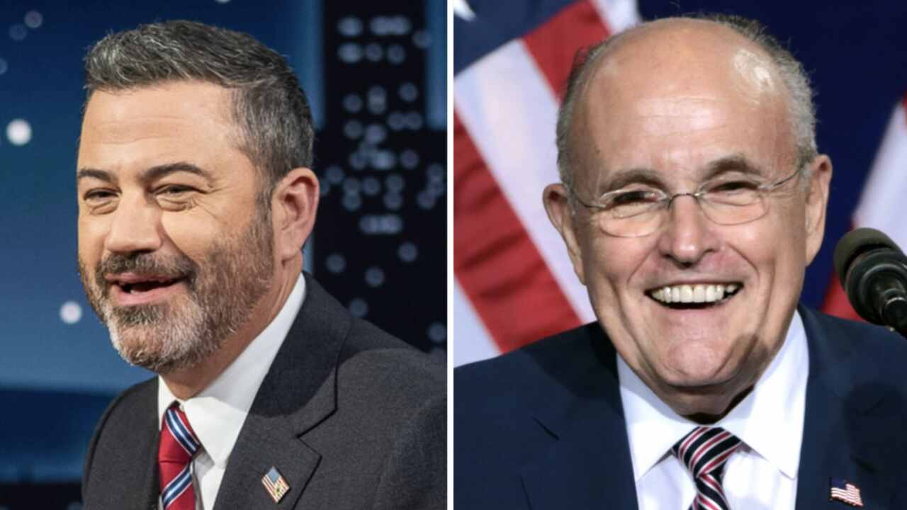 Jimmy Kimmel se pronuncia após ser "culpado" pela hospitalização de Rudy Giuliani
