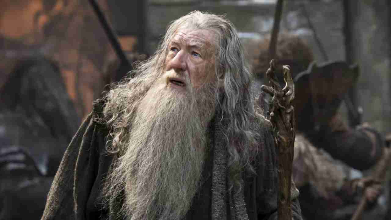 Ian McKellen Gandalf szerepében a Lord of the Rings filmben - Warner Bros.