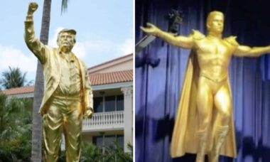 Criador de "The Boys" compara estátua dourada de Donald Trump com a de Homelander