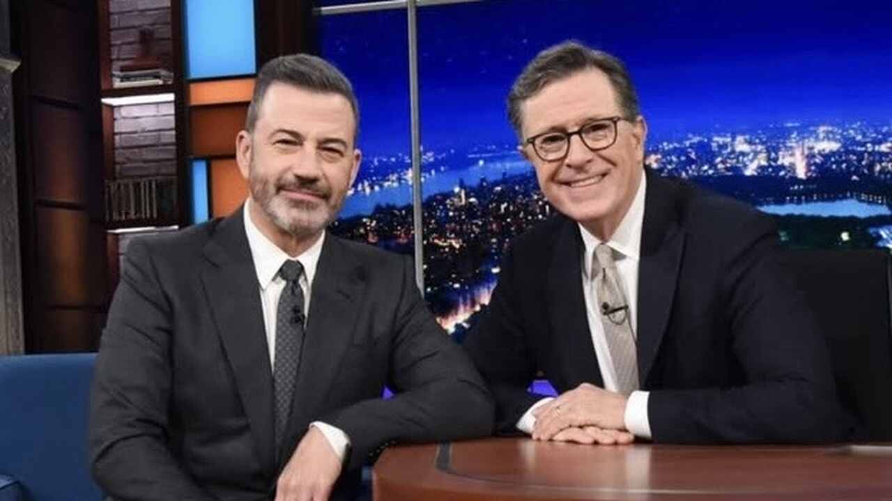 Jimmy Kimmel opfordrer til boykot af CBS efter afslutningen på Stephen Colberts program