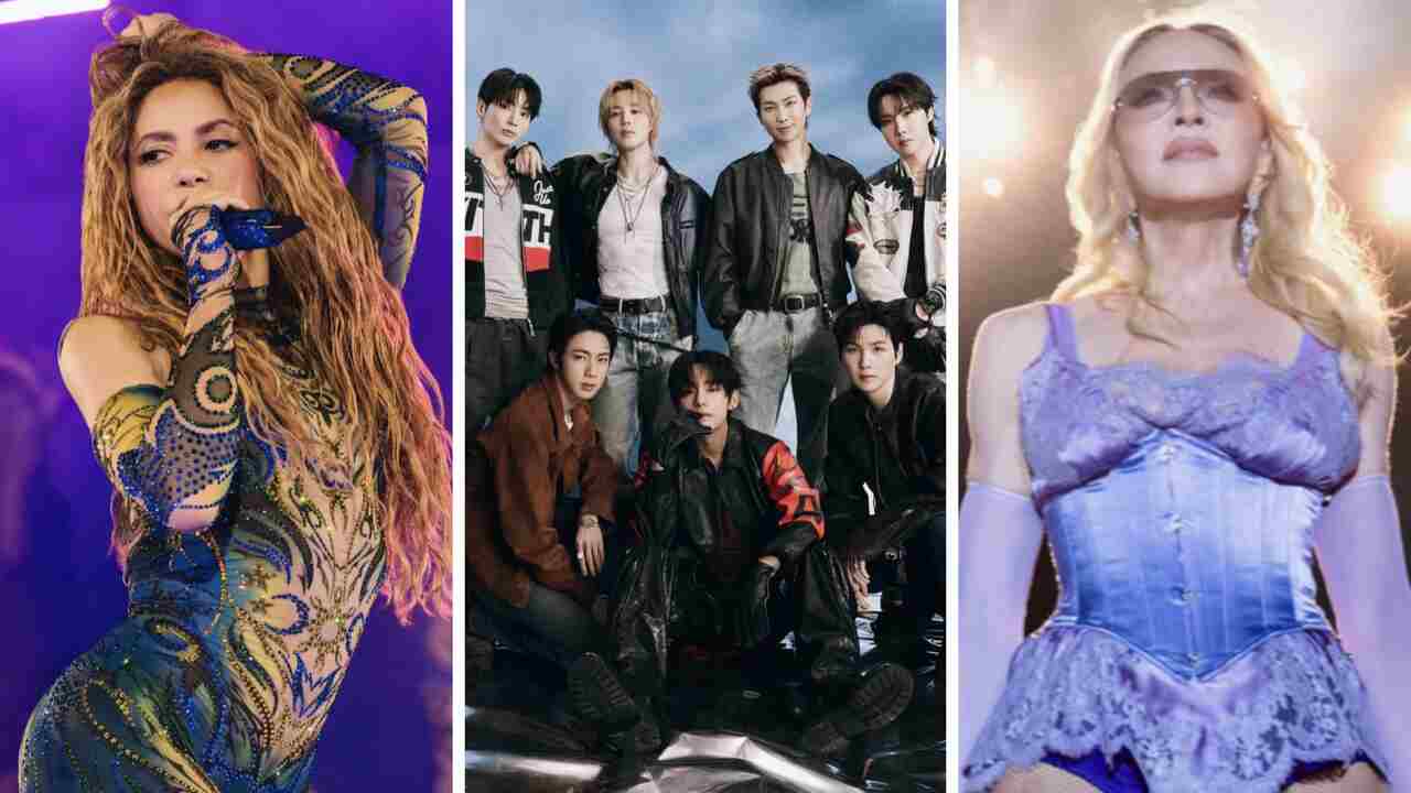 Final da Copa de 2026 terá show histórico com Madonna, Shakira e BTS