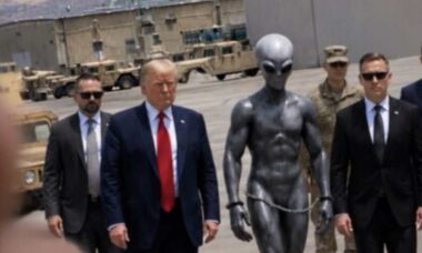 Trump é criticado após publicar imagens de IA com alienígenas e guerras espaciais