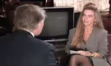 Apresentadora brasileira fala sobre entrevista antiga de Trump e relembra pergunta profética feita ao presidente