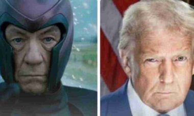 Ian McKellen em “Avengers: Doomsday” e Donald Trump - divulgação/domínio público