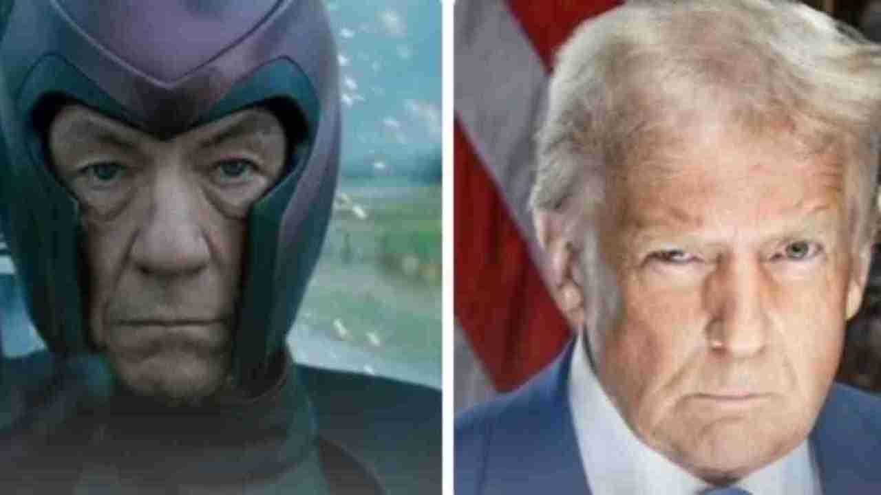 Ian McKellen em “Avengers: Doomsday” e Donald Trump - divulgação/domínio público 