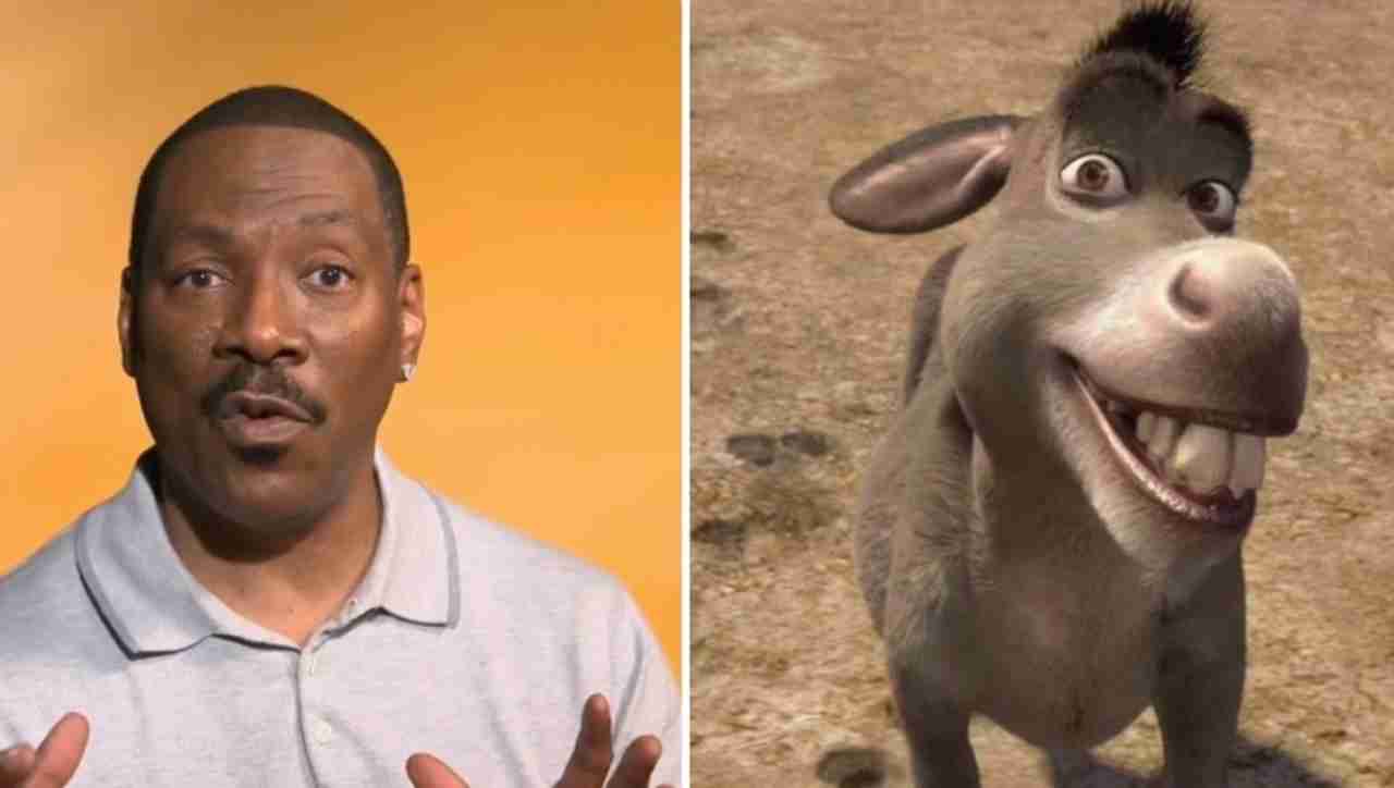 Eddie Murphy/Donkey - reprodução YouTube, divulgação