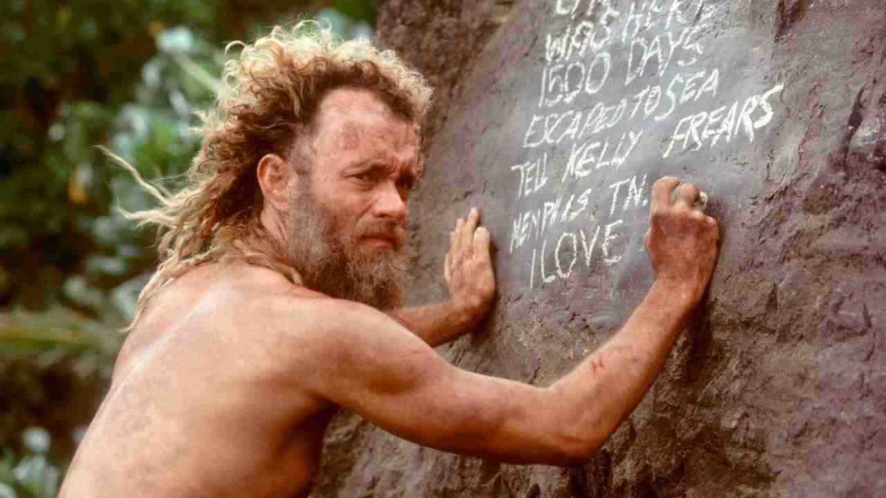 Tom Hanks em Cast Away - divulgação
