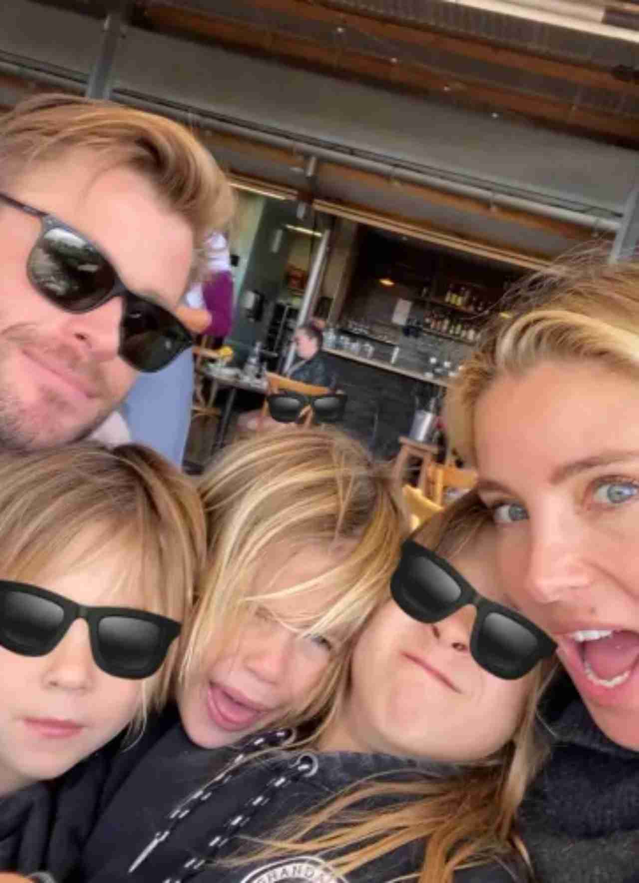 Chris Hemsworth családja - Instagram-reprodukció