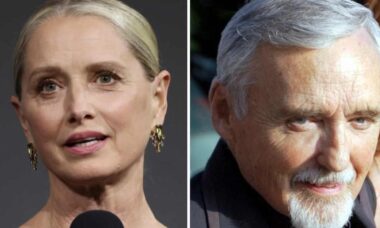 Atriz de "The Pitt" diz ter sido "assombrada" pelo fantasma do ex-marido Dennis Hopper