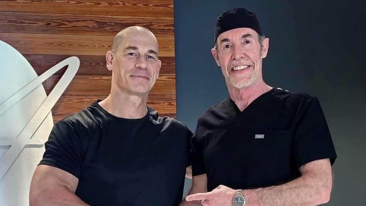 John Cena appears with shaved head for second hair transplant