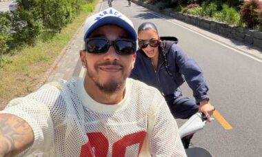 Kim Kardashian e Lewis Hamilton . Instagram @kimkardashian