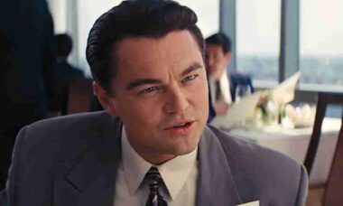 Leo DiCaprio em The Wolf of Wall Street - reprodução divulgação