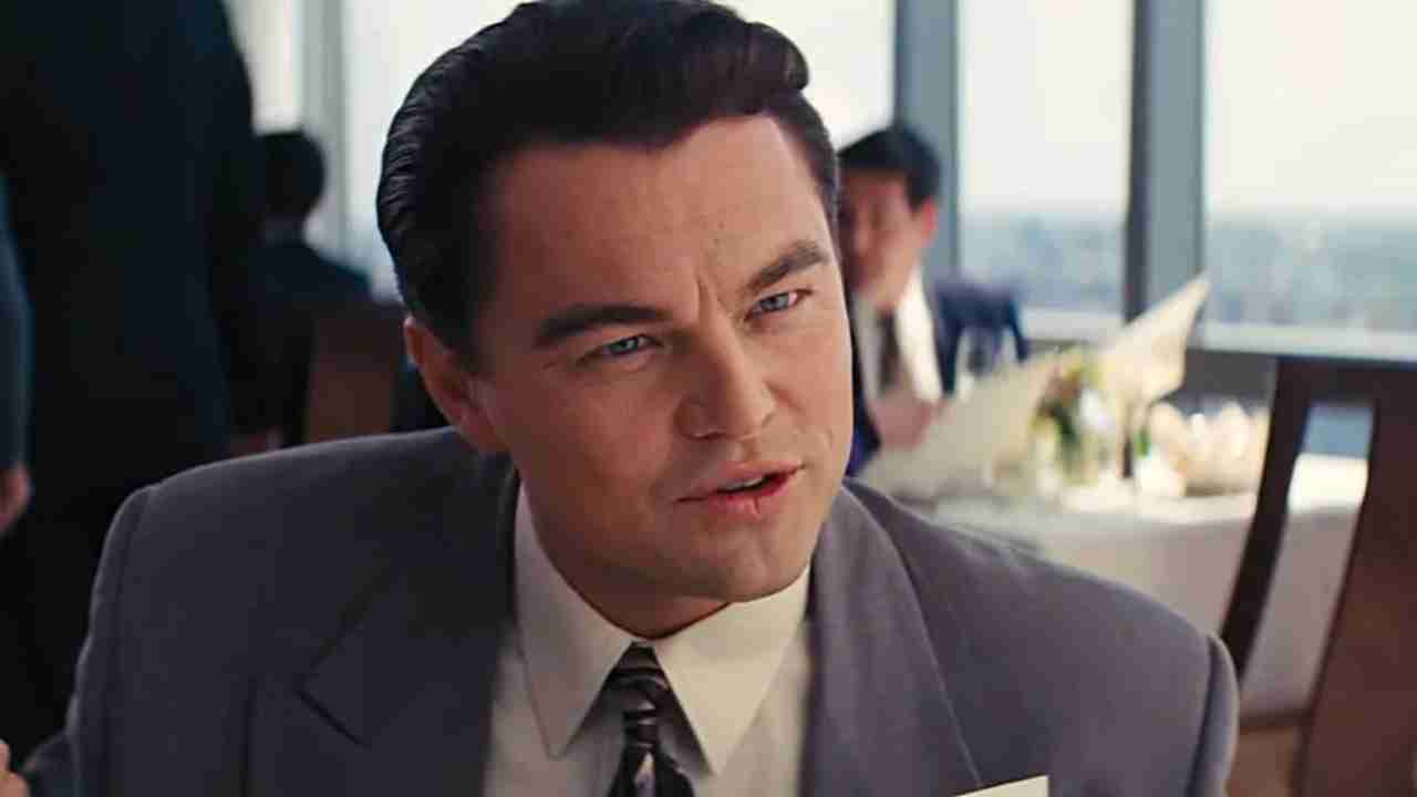 Leo DiCaprio em The Wolf of Wall Street - reprodução divulgação