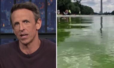 Seth Meyers zomba de Trump e ressalta que o Reflecting Pool não é uma piscina