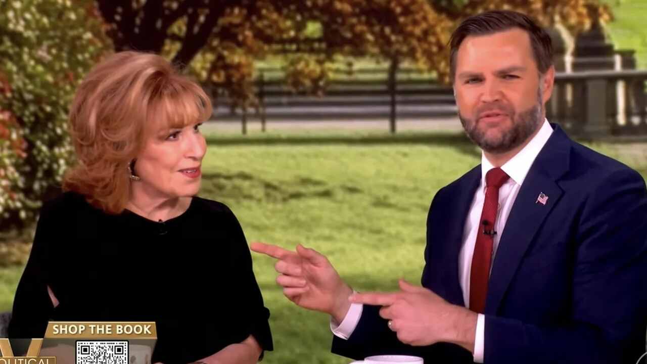 Apresentadora do "The View" elogia JD Vance e diz que ele não é um "cara mau"