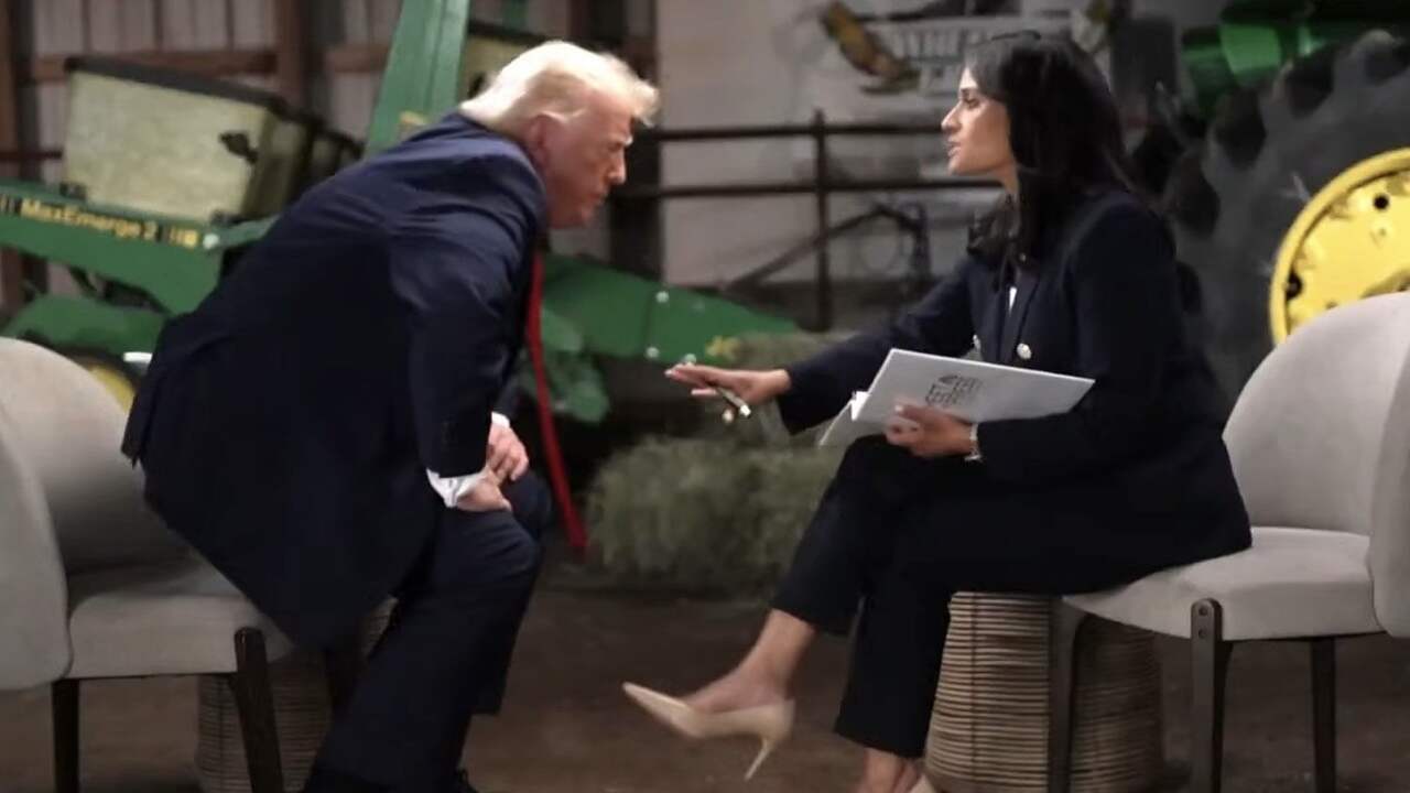 Trump abandona entrevista após ser pressionado por provas de fraude eleitoral