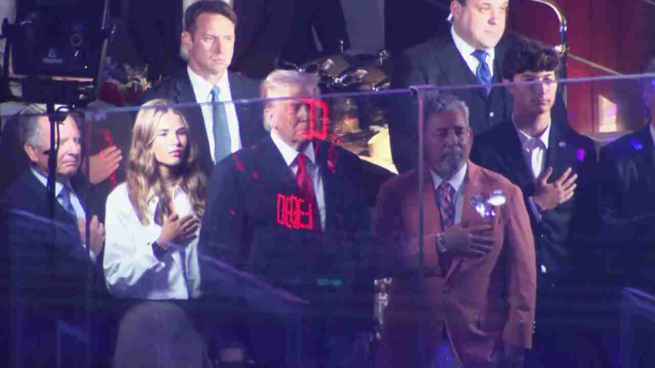 Trump é vaiado - reprodução redes sociais