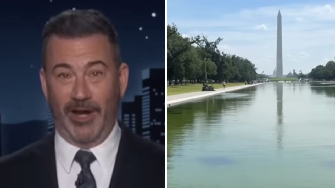 Jimmy Kimmel zomba de Trump após lago de US$ 14 milhões ficar coberto por algas
