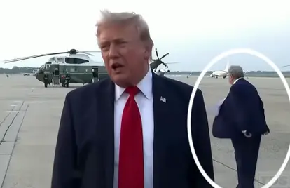 Jon Stewart se surpreende com "dublê de Trump" após ver sósia do presidente em vídeo