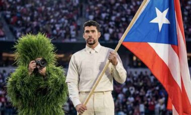 Show de Bad Bunny no Super Bowl rende indicação histórica ao Emmy