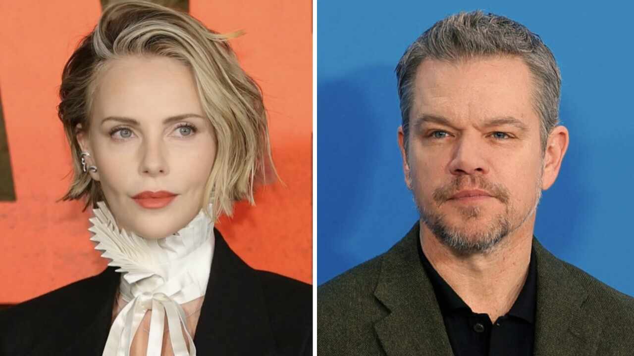 Charlize Theron diz que ficou impressionada com preparação física de Matt Damon para "The Odyssey"