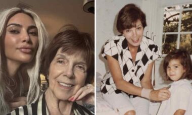 Kim Kardashian presta homenagem após morte da avó, MJ Shannon: “Minha melhor amiga”